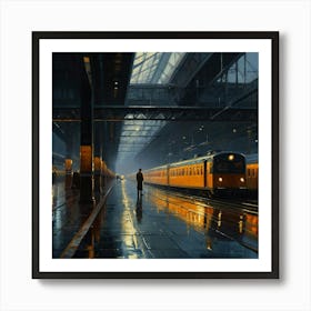 Train Station 5 Art Print