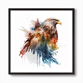 Eagle Painting Art Print