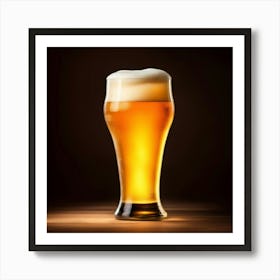 Glass Of Beer Art Print