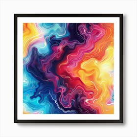 Abstract Aura (7) Art Print