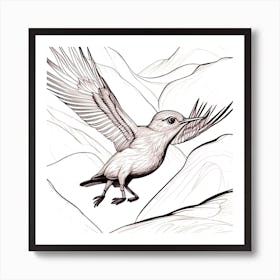 Bird In Flight 3 Art Print