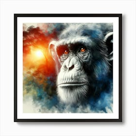 Creative Wild Animal Representation 21 Art Print