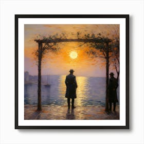 'The Sunset' Art Print