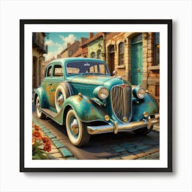 Antique Car Art Print