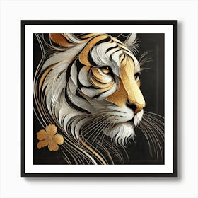 Tiger Print Art Print