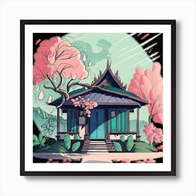 Asian House 5 Art Print