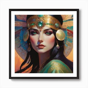 Egyptian Woman Art Print