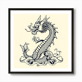 Dragon Tattoo Art Print