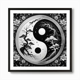 Yin Yang 2 Art Print