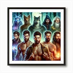 Wolf Pack Art Print