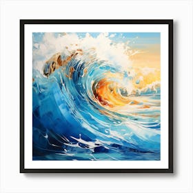 Waves Art Print