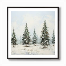 Winter Trees Art Print