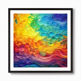 Abstract Abstract Painting 38 Art Print