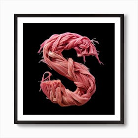 Letter S 4 Art Print