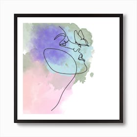 Portrait Of A Woman Art Print