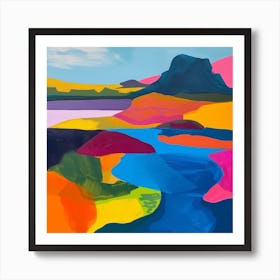 Abstract Travel Collection Mauritius 7 Art Print