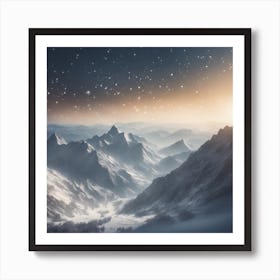 Mountain Landscape - Mountain Stock Videos & Royalty-Free Footage Art Print