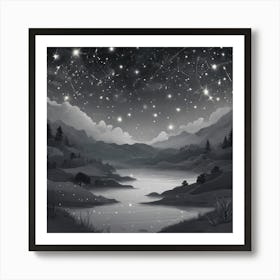 Night Sky Art Print