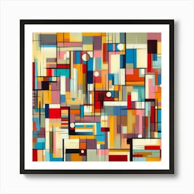 Color abstraction 7 Art Print