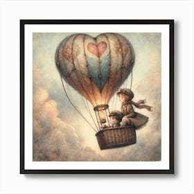 Love In The Sky Art Print