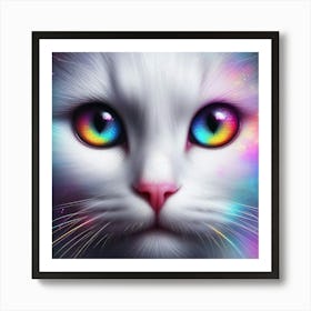 Galaxy Cat Art Print