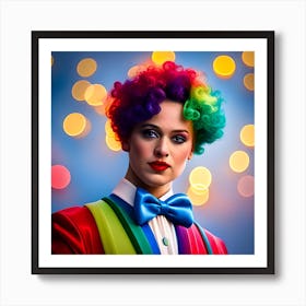 Clown Art Print