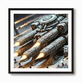 Stormhammer Cruiser Missile Launchers Iron Commonwealth Art Print