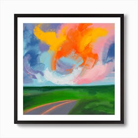 Cloud Of Colors Art Print