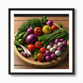 Fresh Vegetables Art Print