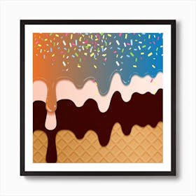 Ice Cream Sundae 17 Art Print