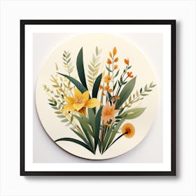 Floral Painting Art Print