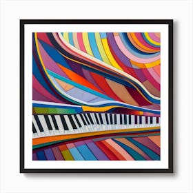 Piano Keys Art Print