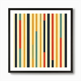 Classic Stripe Pattern , Abstract Striped Pattern Art Print