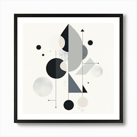 Creatai 24830 A Minimalist Illustration Featuring An Abstract 2c420407 1469 4a92 B069 49c49ffdf583 1 Art Print