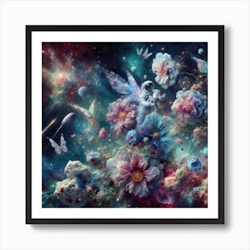 Flowers Of The Universe Art Print