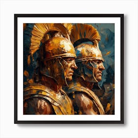 Spartan Warriors 2 Art Print
