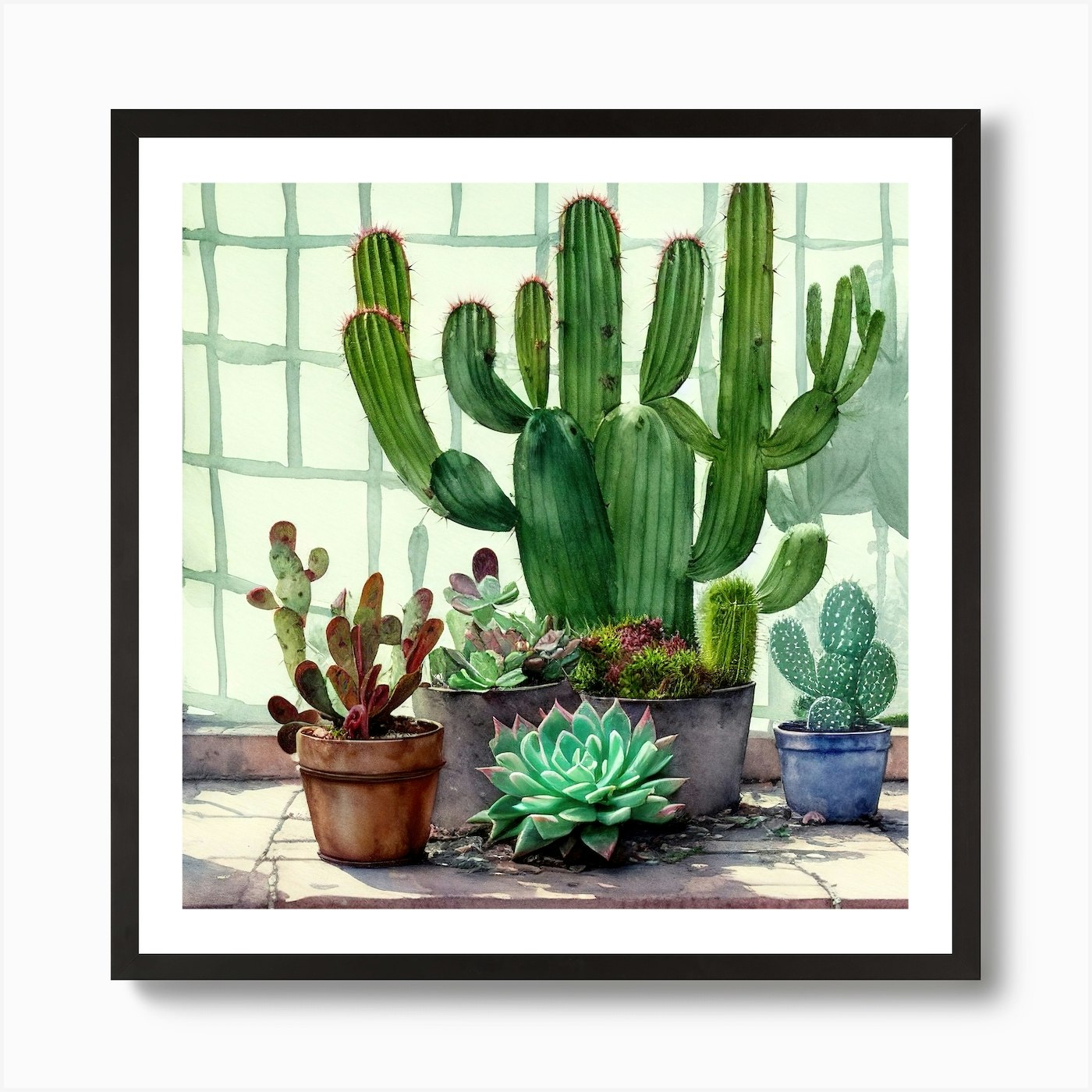 Cactus Glow Poster Print by Marcus Prime - Item # VARPDXMPRC157A -  Posterazzi