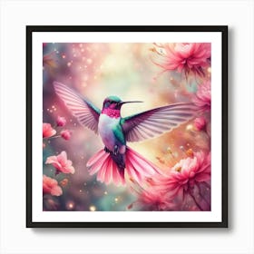 Hummingbird 3 Art Print