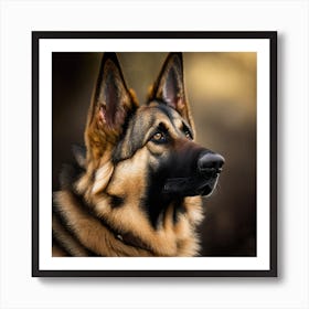 German Shepherd Dog Art Print