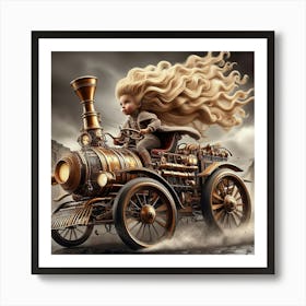 Steam Train 8 Art Print