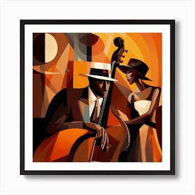 Jazz Lovers 5 Art Print