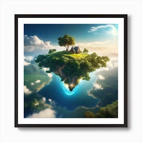 Island In The Sky Art Print