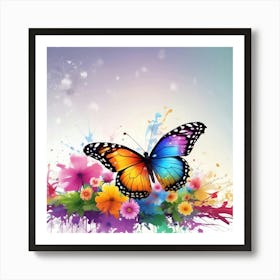 Colorful Butterfly 67 Art Print