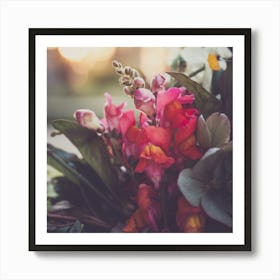 Bouquet Of Flowers Art Print