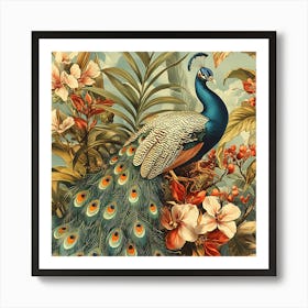 Peacock 1 Art Print