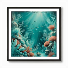 Coral Reef Art Print