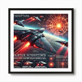 A Futuristic Sci Fi Scene Showcasing Solstice Inte 1 Art Print