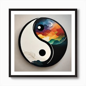 Yin Yang 62 Art Print