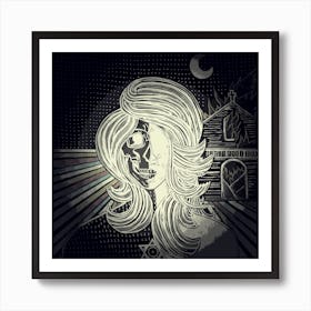 death becomes her. Art Print
