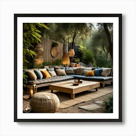 Outdoor Living Room 1 Art Print